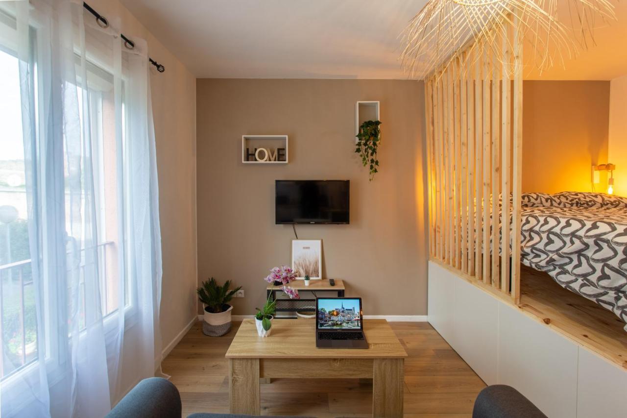 L'Estrade D'Amiens - Studio Atypique Et De Standing - Wifi Haut Debit - 2P Dış mekan fotoğraf
